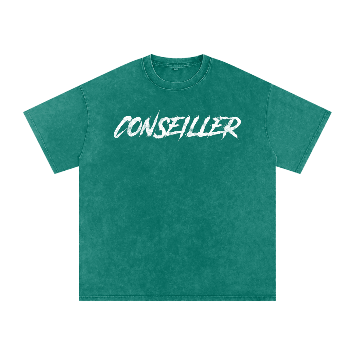 Conseiller' The spiritual Mind  :Snow Washed Oversized Cotton T-Shirt