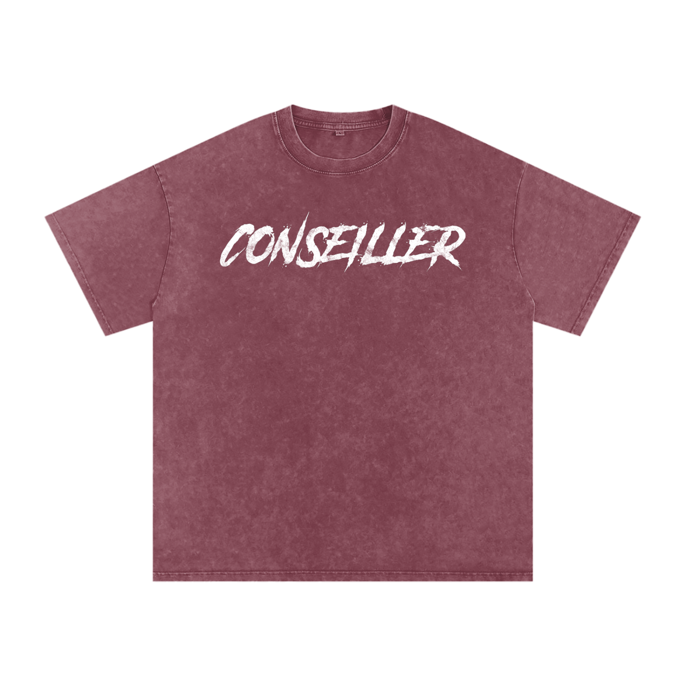 Conseiller' The spiritual Mind  :Snow Washed Oversized Cotton T-Shirt